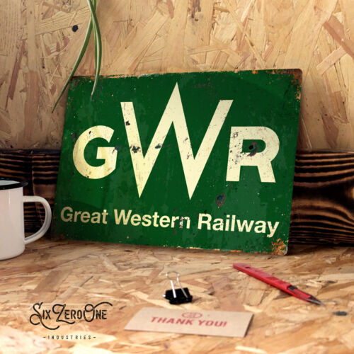 Home Gym Decor - Great Western Railway metal tabelası -