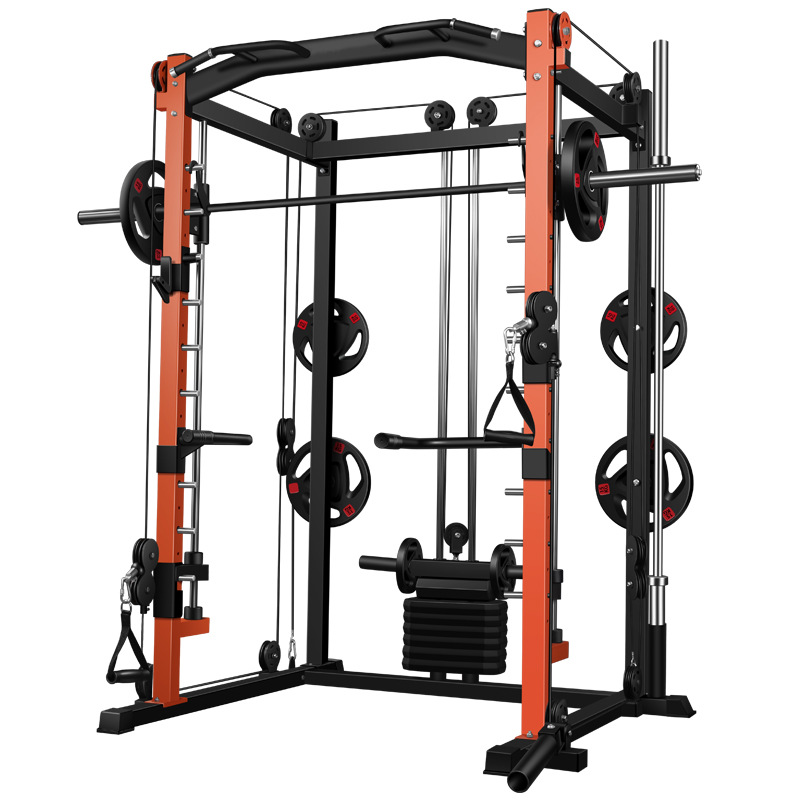 Home Gym With Smith Machine - Çok Fonksiyonlu Ev Tipi Spor Salonu