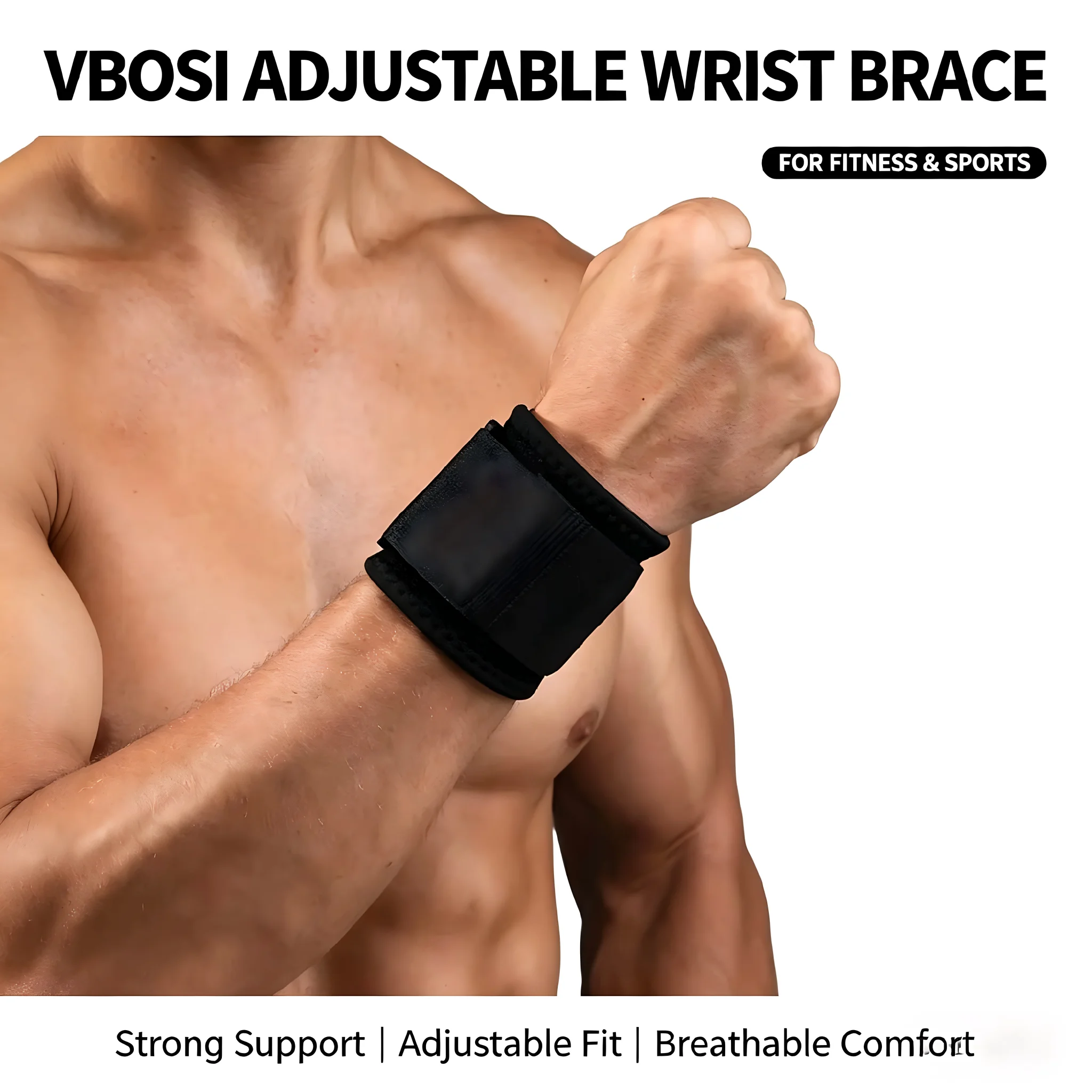 Lifting Straps Wrist - Profesyonel Nefes Alabilen Bilek Sargıları (Halter