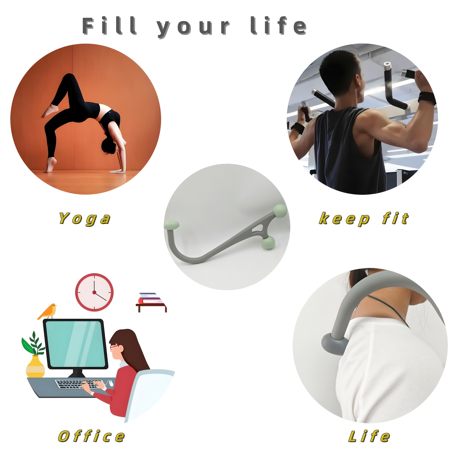 Home Gym Manual - El Tipi Kanca Masaj Aleti, Tetik