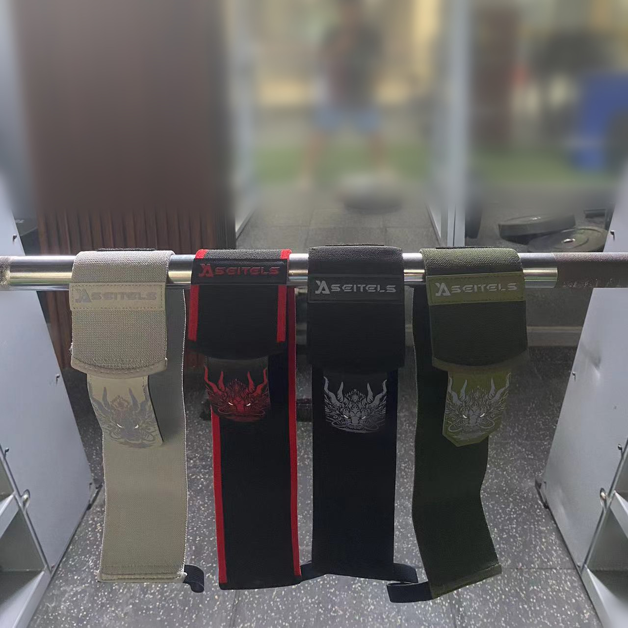 1 çift Çin Ejderha Spor Bilek  - Lifting Straps Wrist incelemesi ve fiyatı