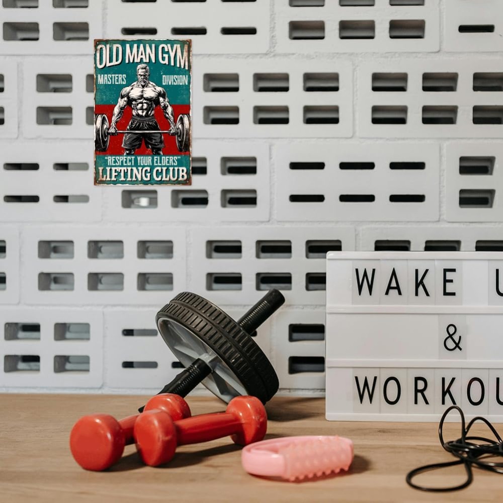 Vintage Yaşlı Adam Spor Salonu - Home Gym Decor incelemesi ve fiyatı