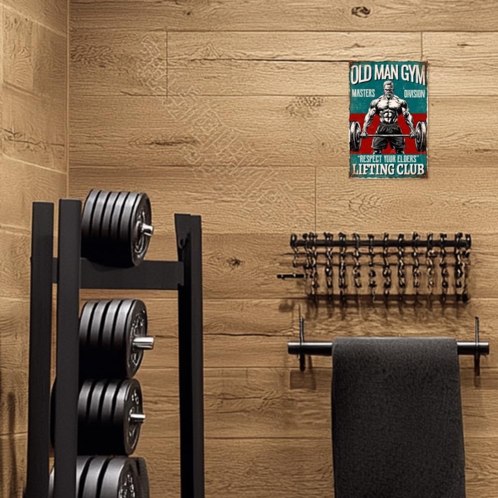 Vintage Yaşlı Adam Spor Salonu - Home Gym Decor incelemesi ve fiyatı