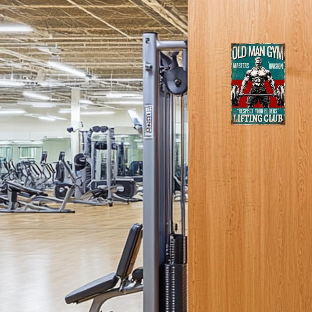 Vintage Yaşlı Adam Spor Salonu - Home Gym Decor incelemesi ve fiyatı